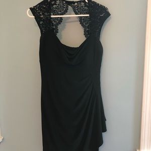Xscape Black Laced Dress